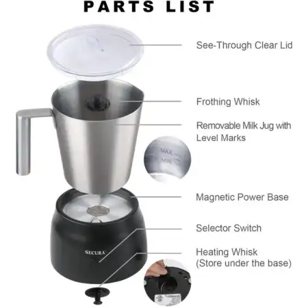 Review: Secura Detachable Milk Frother
