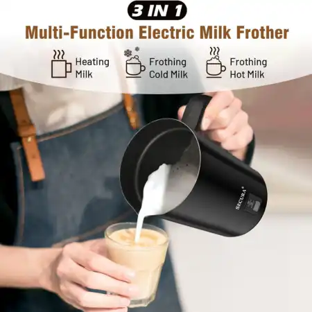 Secura Electric Milk Steamer Stainless Steel Review 10 Review: Secura Electric Milk Steamer Stainless Steel