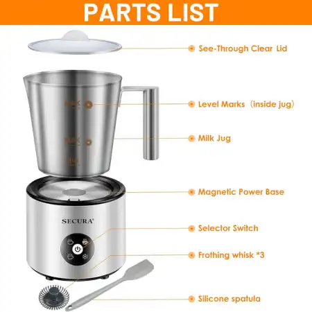 Secura Automatic Milk Frother Review 10 Review: Secura Automatic Milk Frother