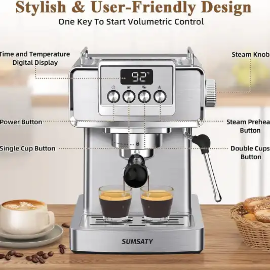 Sumsaty Espresso Machine Review 9 Sumsaty Espresso Machine Review