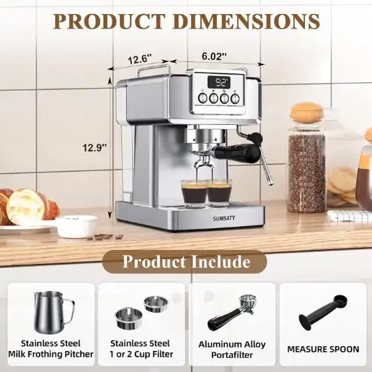 Sumsaty Espresso Machine Review 10 Sumsaty Espresso Machine Review