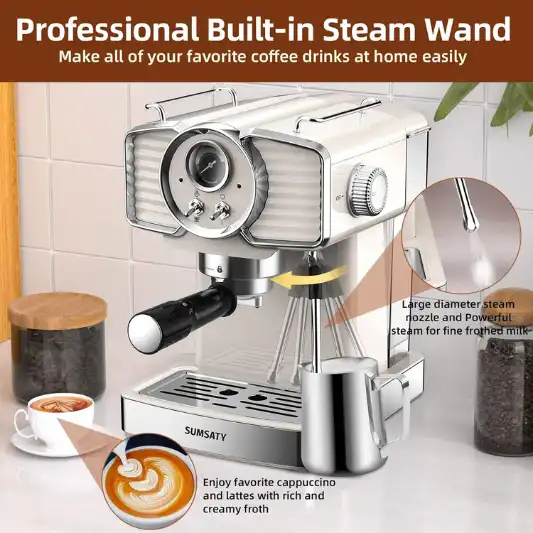 Sumsaty Espresso Coffee Machine Review