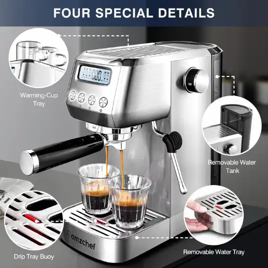 Amzchef Espresso Machines Review 11 Amzchef Espresso Machines Review